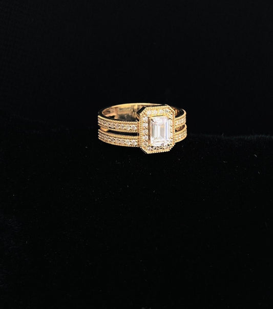 18k Gold Engagement Ring Approx 3.8